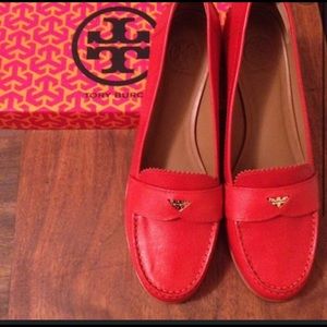 Tory Burch Red/Orange Loafer